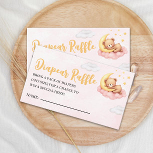 Tarjeta De Recepción We Can Bearly Wait for Baby Girl