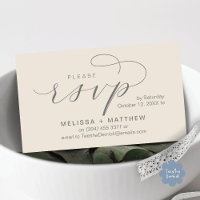 Wedding Invita a RSVP a recordar Minimalista moder