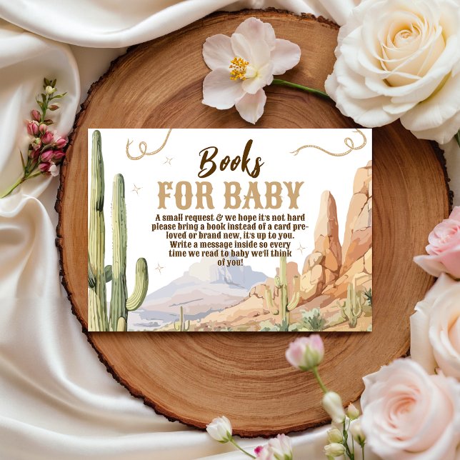 Tarjeta De Recepción Western Books for Baby Card (Subido por el creador)