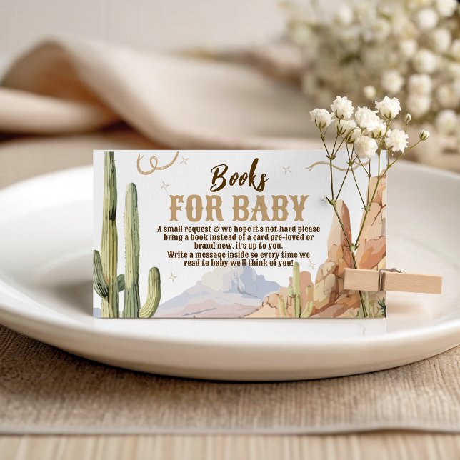 Tarjeta De Recepción Western Books for Baby Card (Subido por el creador)