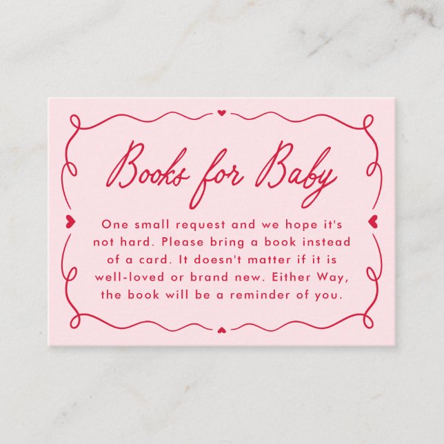 Tarjeta De Recepción Whimsical Little Sweetheart Diaper Raffle (Anverso)