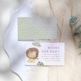 Tarjeta De Recepción Wild One Safari Animals Baby Shower