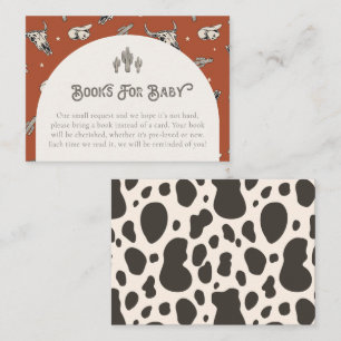 Tarjeta De Recepción Wild West Books For Baby Cards   Bebé occidental