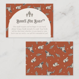 Tarjeta De Recepción Wild West Books For Baby Cards | Bebé occidental