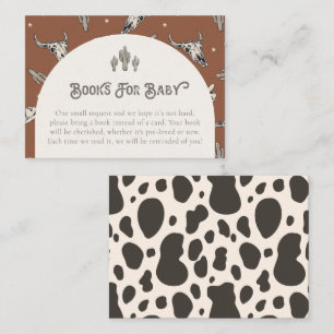 Tarjeta De Recepción Wild West Books For Baby Cards   Bebé occidental