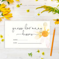 Wildflower adivina cuántos besos juego de novias