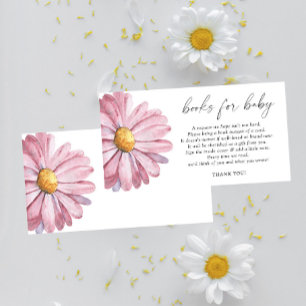 Tarjeta De Recepción Wildflower Daisy elegante petición de un libro de 