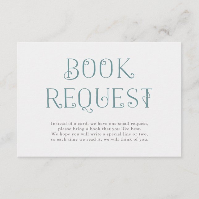 Tarjeta De Recepción Wildflower Wreath | Solicitud de libro de Baby Sho (Anverso)