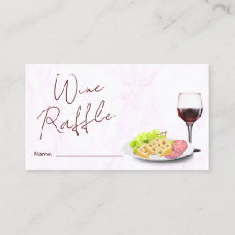 Tarjeta De Recepción Wine & Charcuterie Bridal Shower Game