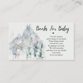 Tarjeta De Recepción Winter Evergreen Books For Baby Enclosure Card