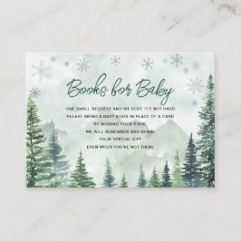 Tarjeta De Recepción Winter Forest Books for Baby