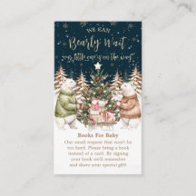 Winter Polar Bear Snowflake Baby Shower