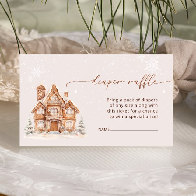 Tarjeta De Recepción Winter Village Diaper Raffle (Subido por el creador)