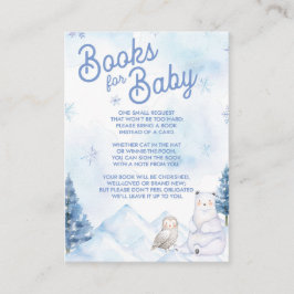 Tarjeta De Recepción Winter Wonderland Baby Shower Books For Baby