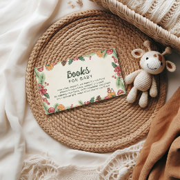 Tarjeta De Recepción Winter Woodland Baby Shower