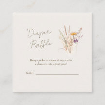 Wispy Botanam Diaper Raffle Card
