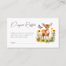 Tarjeta De Recepción Woodland Animal Deer Baby Shower