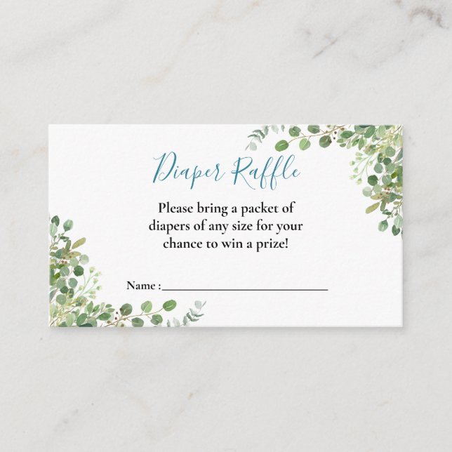 Tarjeta De Recepción Woodland Animals Blue Truck Baby Shower (Anverso)