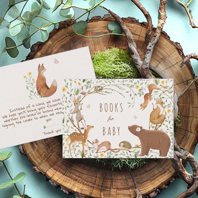 Tarjeta De Recepción Woodland Animals Forest Friends Books for Baby (Subido por el creador)