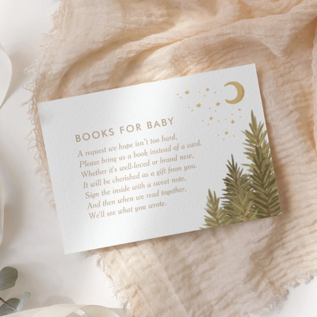 Tarjeta De Recepción Woodland Baby Shower Books Para Pedir Bebés (Subido por el creador)