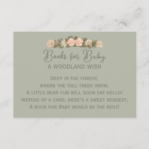 Tarjeta De Recepción Woodland Forest Bear