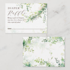 Tarjeta De Recepción Woodland Greenery Baby Boy Shower Books