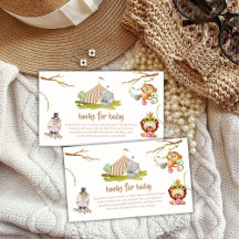 Woodland Safari Animal Circus Boys Baby Shower