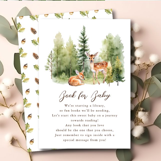 Tarjeta De Recepción Woodland Wonder Deer Book for Baby (Subido por el creador)