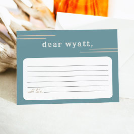 Tarjeta De Recepción WYNONA Terracotta Verde azulado Rodeo Cowboy Cápsu