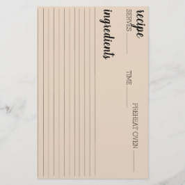 Tarjeta de receta