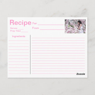 Tarjeta de receta