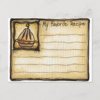 tarjeta de receta