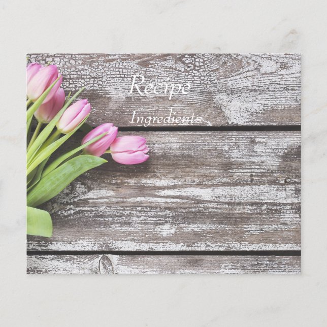 Tarjeta de receta (Anverso)