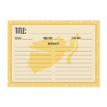 Tarjeta de receta Angel para navidades