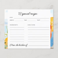 Tarjeta de receta Aperol Spritz Amalfi Bridal Show