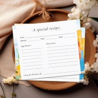 Tarjeta de receta Aperol Spritz Amalfi Bridal Show