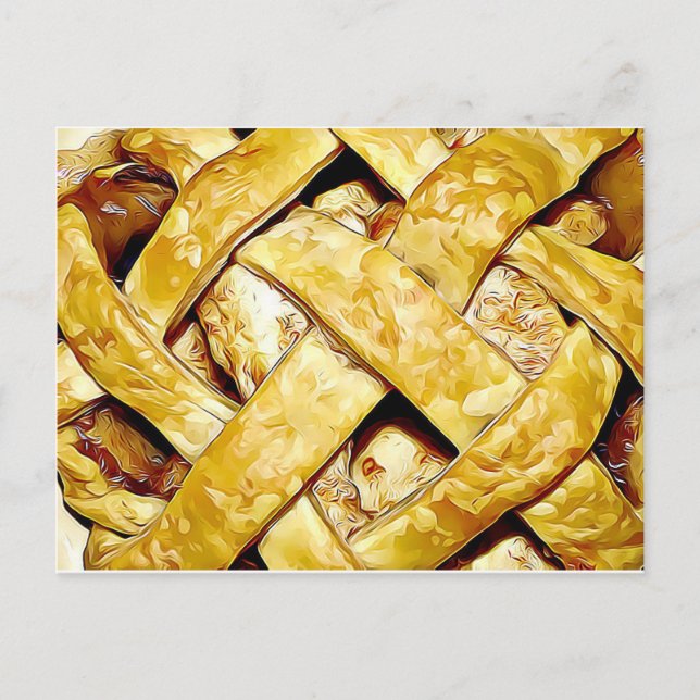 Tarjeta de receta Apple Pie Day de la abuela (Anverso)