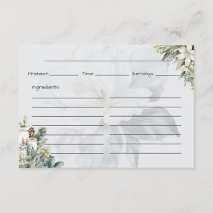 Tarjeta de receta básica Clarity