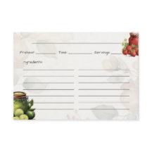 Tarjeta de receta básica de Marmalade