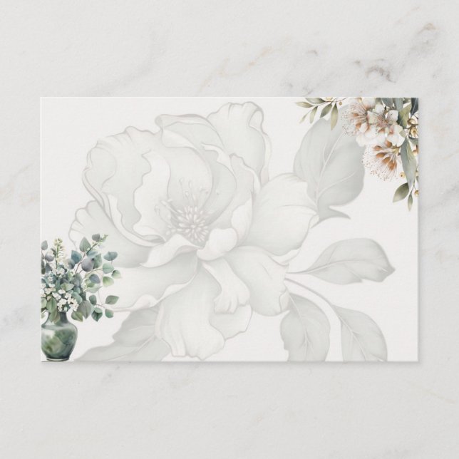 Tarjeta de receta básica en blanco de tranquilidad (Anverso)