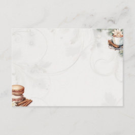 Tarjeta de receta básica en blanco para el algodón