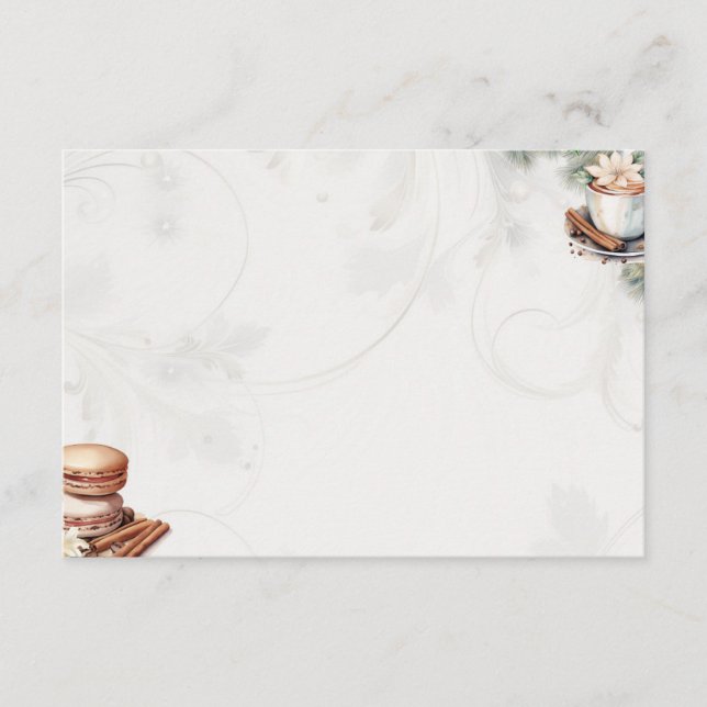 Tarjeta de receta básica en blanco para el algodón (Anverso)