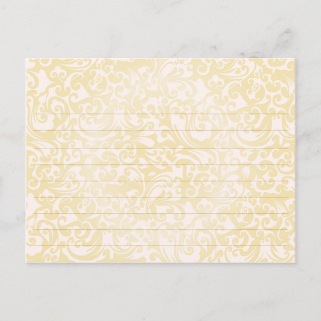 Tarjeta de receta boda (Anverso)