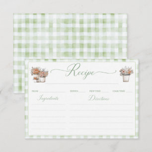 Tarjeta de Receta Caprichosa para Despedida de Sol