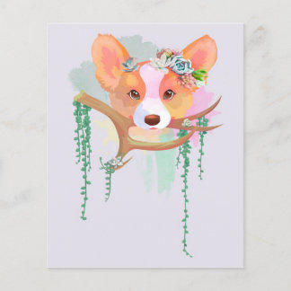 Tarjeta de receta corgi