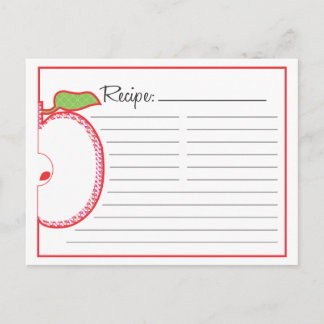 Tarjeta de receta de Apple