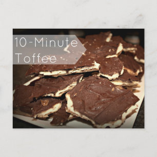 Tarjeta de receta de café de 10 minutos