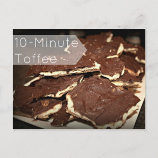 Tarjeta de receta de café de 10 minutos