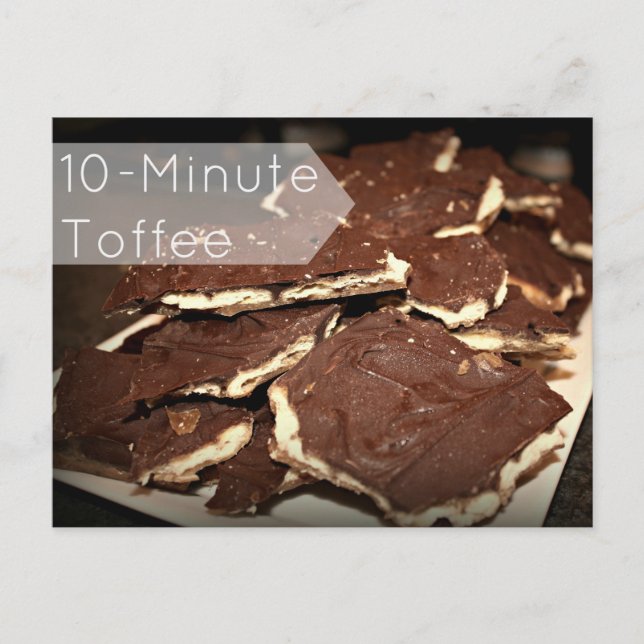 Tarjeta de receta de café de 10 minutos (Anverso)