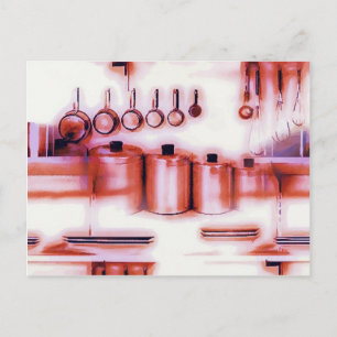 Tarjeta de receta de cocina